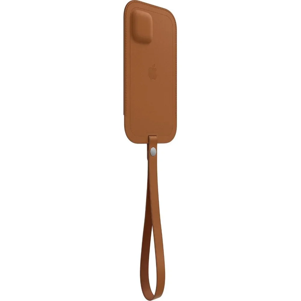 Apple Leather Sleeve with MagSafe for iPhone 12/iPhone 12 Pro Saddle Brown